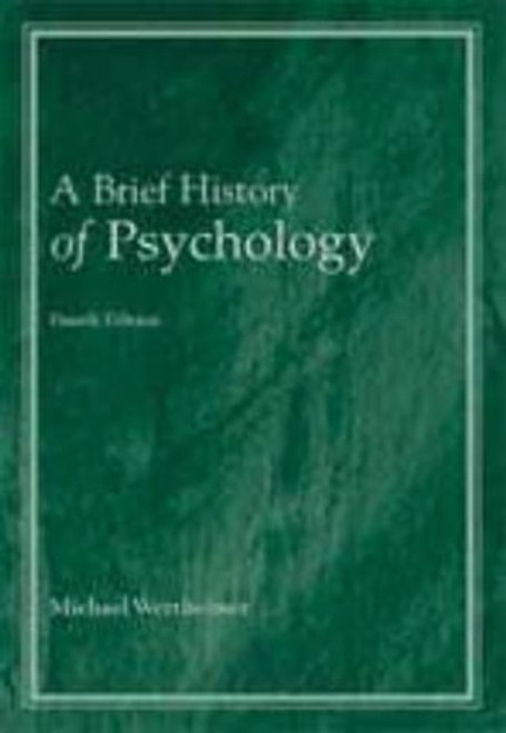 A Brief History of Psychology