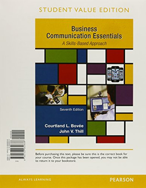 Business Communication Essentials, Student Value Edition Plus MyLab Business Communication with Pearson eText -- Access Card Package (7th Edition)