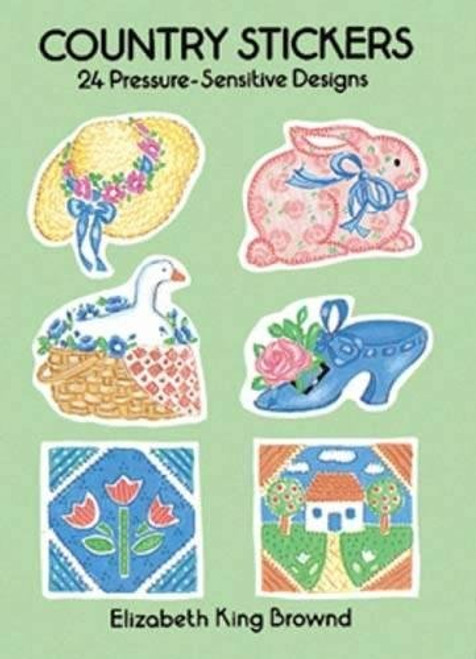 Country Stickers: 24 Pressure-Sensitive Designs (Dover Stickers)