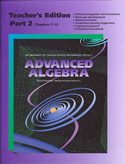 UCSMP Advanced Algebra - Teacher's Edition Part 2 (University of Chicago School Mathematics Project)