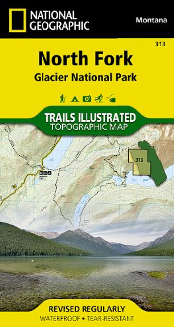 North Fork: Glacier National Park (National Geographic Trails Illustrated Map)