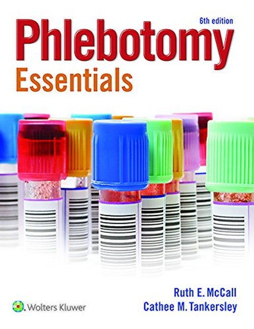 McCall Phlebotomy Essentials 6e Book, workbook and PrepU package