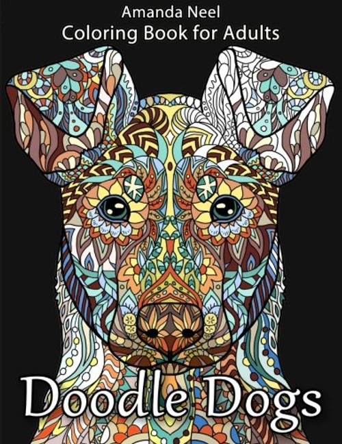 Doodle Dogs Coloring Book for Adults