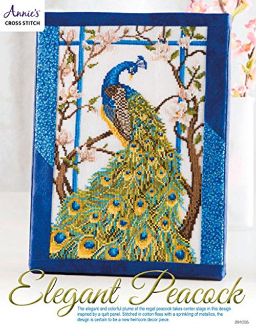 Elegant Peacock Cross Stitch Pattern (Annie's Cross Stitch)