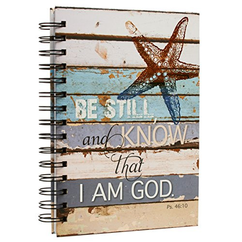 Lighthouse Collection Hardcover Wirebound Journal - Psalm 46:10