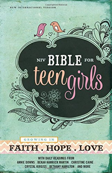 NIV, Bible for Teen Girls, Imitation Leather, Pink: Growing in Faith, Hope, and Love