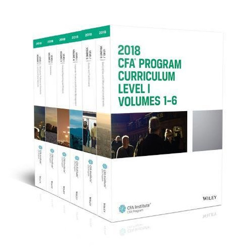 CFA Program Curriculum 2018 Level I Volumes 1-6 Box Set (CFA Curriculum 2018)