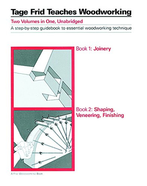 Tage Frid Teaches Woodworking, Book 2: Shaping, Veneering, Finishing (Bk. 2)