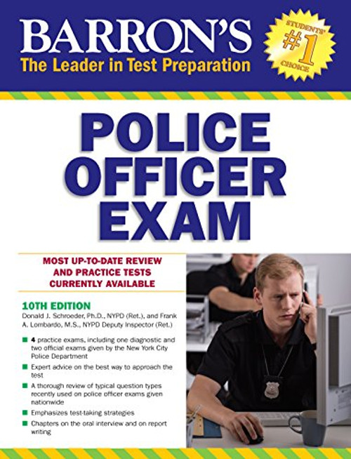 Barron's Police Officer Exam, 10th Edition