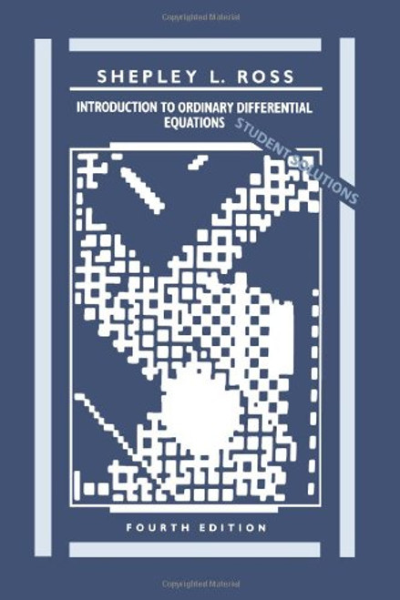 Introduction to Ordinary Differential Equations, Student Solutions Manual, 4th Edition