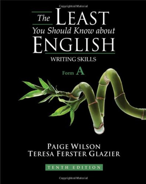 The Least You Should Know about English: Writing Skills, Form A