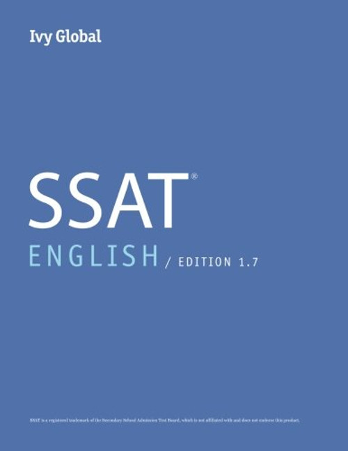 Ivy Global SSAT English 2016: Prep Book, Edition 1.7