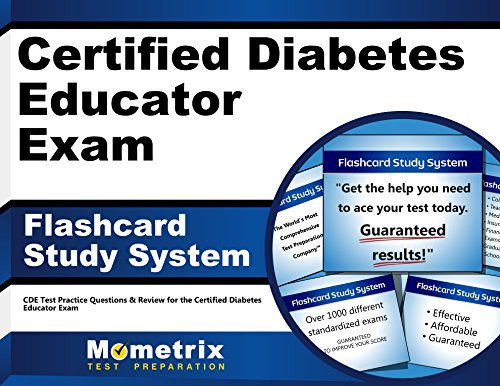 Certified Diabetes Educator Exam Flashcard Study System: CDE Test Practice Questions & Review for the Certified Diabetes Educator Exam (Cards)