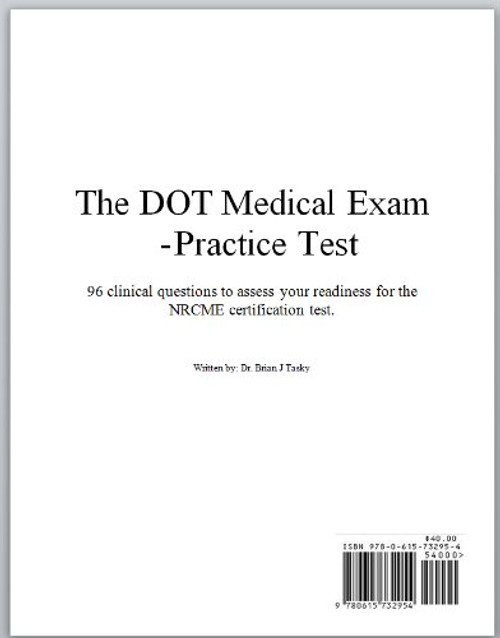 The DOT Medical Exam - Practice Test