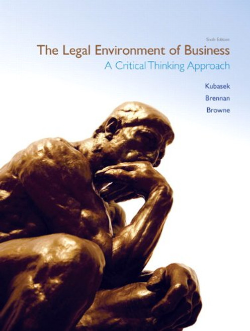 The Legal Environment of Business (6th Edition) (MyBLawLab Series)