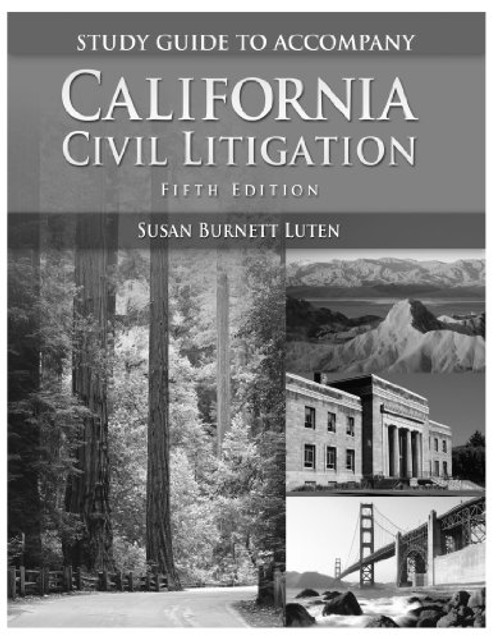 California Civil Litigation: Study Guide