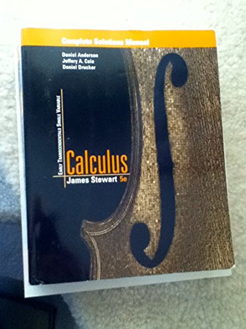 Calculus Early Transcendentals Single Variable (Student Solutions Manual)