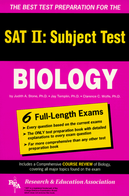 The Best Test Preparation for the Sat II: Subject Test/Achievement Test in Biology (REA test preps)