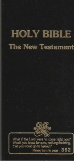 Holy Bible New Testament Soul Winners' Checkbook