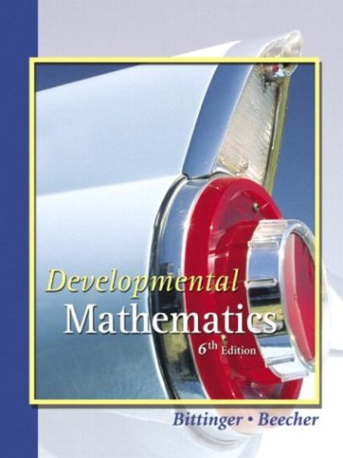 Developmental Mathematics (6th Edition)