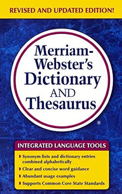 Merriam-Webster's Dictionary And Thesaurus (Turtleback School & Library Binding Edition)