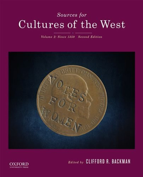 Sources for Cultures of the West: Volume 2: Since 1350