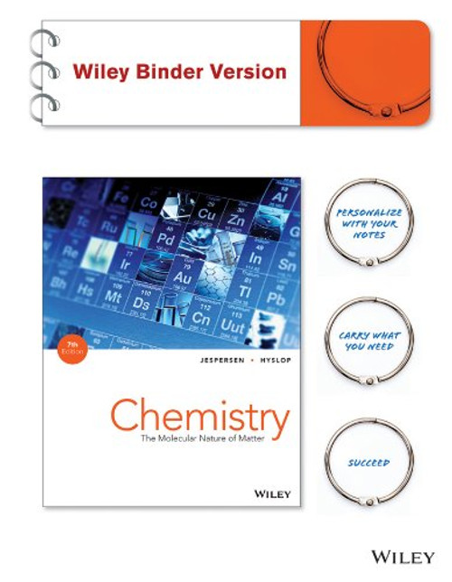 Chemistry: The Molecular Nature of Matter 7e Binder Ready Version+ WileyPLUS Registration Card (Wiley Plus Products)