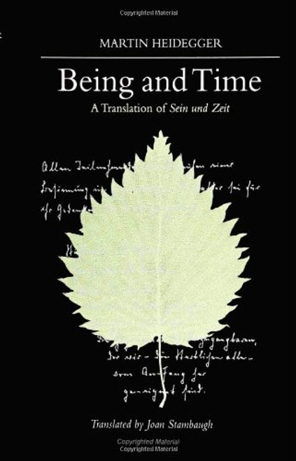 Being and Time: A Translation of Sein und Zeit (SUNY series in Contemporary Continental Philosophy) (Suny Series in Chinese Philosophy & Culture)