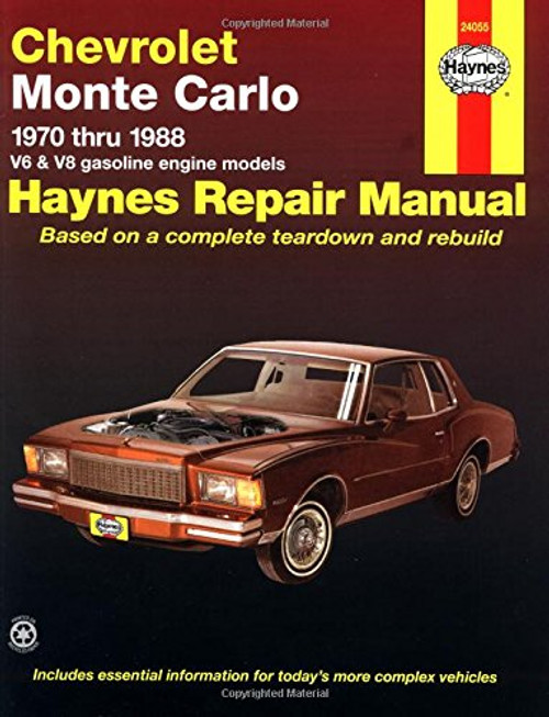 Chevrolet Monte Carlo '70'88 (Haynes Repair Manuals)