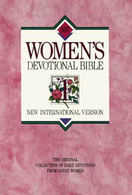 New International Version Women's Devotional Bible Large Print Hardcover Pink