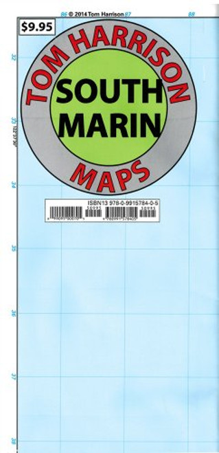 South Marin (CA) Map (Tom Harrison Maps)