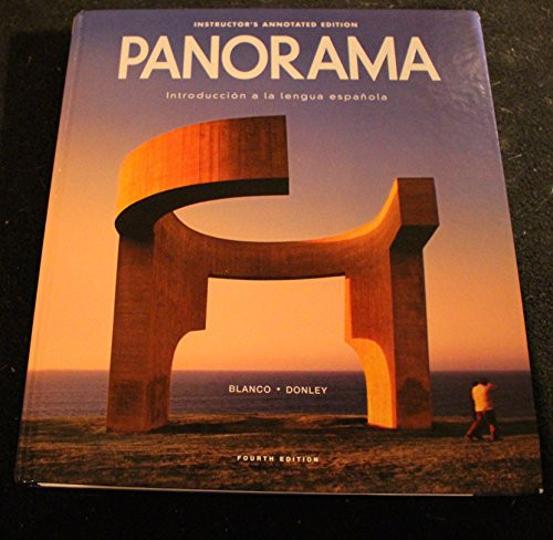 Panorama: Introduccion a la lengua Espanola, 4th Edition
