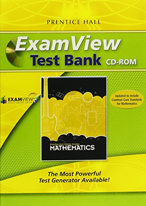 MIDDLE GRADES MATH 2010 EXAMVIEW ASSESSMENT SUITE CD-ROM