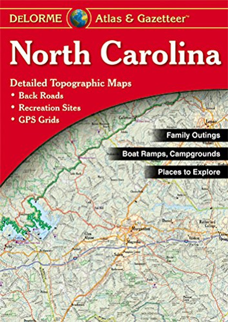 North Carolina Atlas & Gazetteer (DeLorme Atlas & Gazetteer)