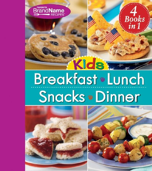 4 in 1 Recipe Book for Kids: Breakfast, Lunch, Snacks, and Dinner