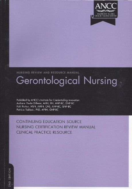 Gerontological Nursing Review and Resource Manual