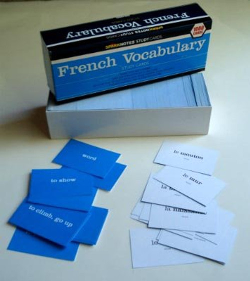 French Vocabulary Study Cards (SparkNotes Study Cards)