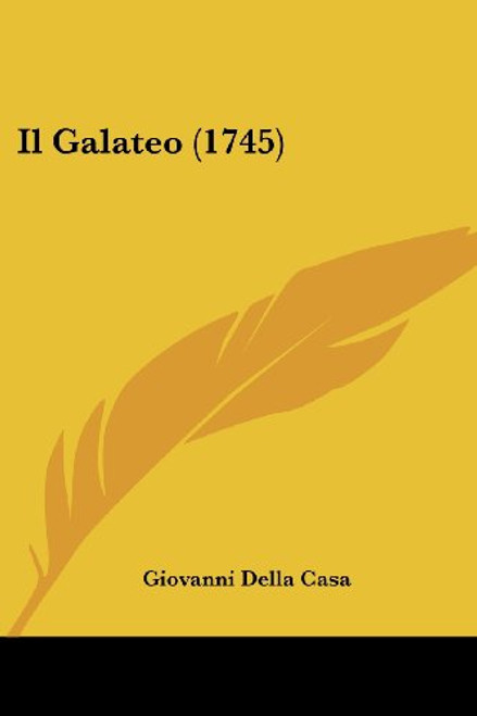Il Galateo (1745) (Italian Edition)