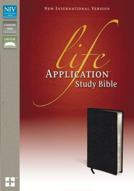 NIV Life Application Study Bible, Black