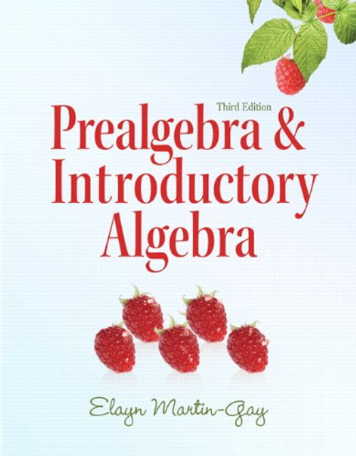 Prealgebra & Introductory Algebra (3rd Edition) (The Martin-Gay Paperback Series)