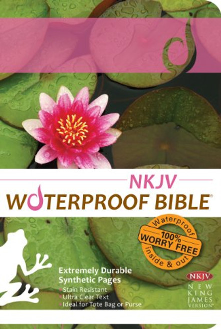 Waterproof Bible - NKJV - Lily Pad
