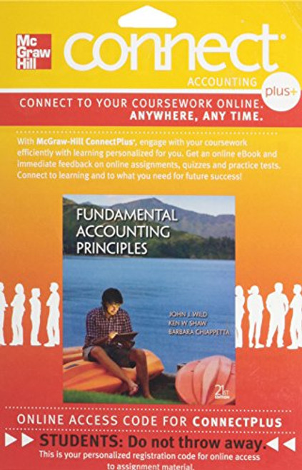 Connect 2-Semester Access Card for Fundamental Accounting Principles