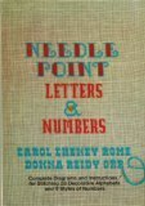 Needlepoint letters and numbers