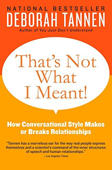 That's Not What I Meant!: How Conversational Style Makes or Breaks Relationships