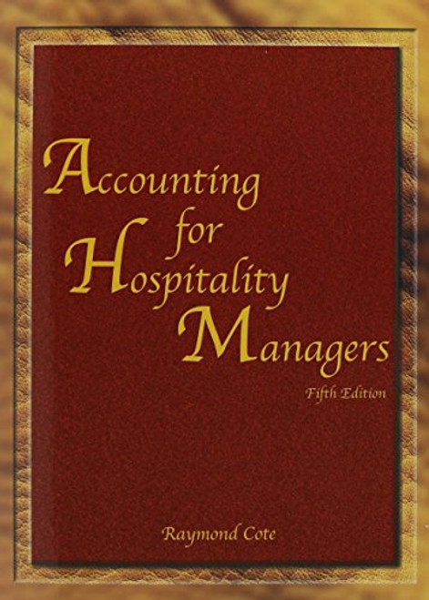 Accounting for Hospitality Managers