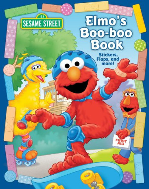 Sesame Street Elmos Boo Boo Book (Flap Sticker Book)