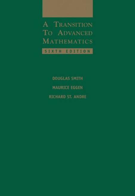 A Transition to Advanced Mathematics