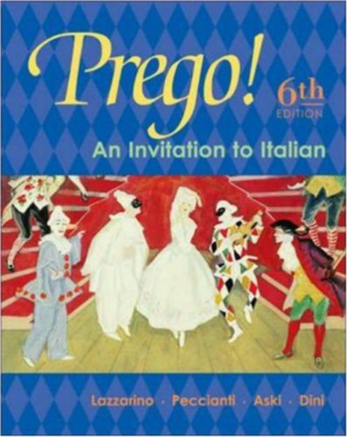 Prego! An Invitation to Italian Student Edition with Bind-In Card