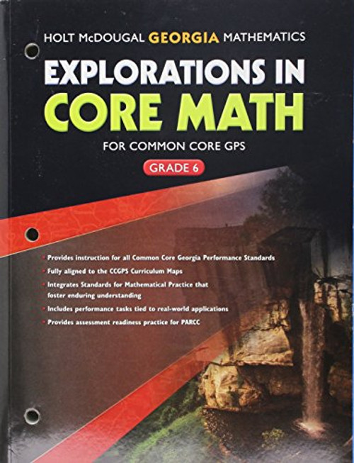 Explorations in Core Math Georgia: Common Core GPS Student Edition Grade 6 2014