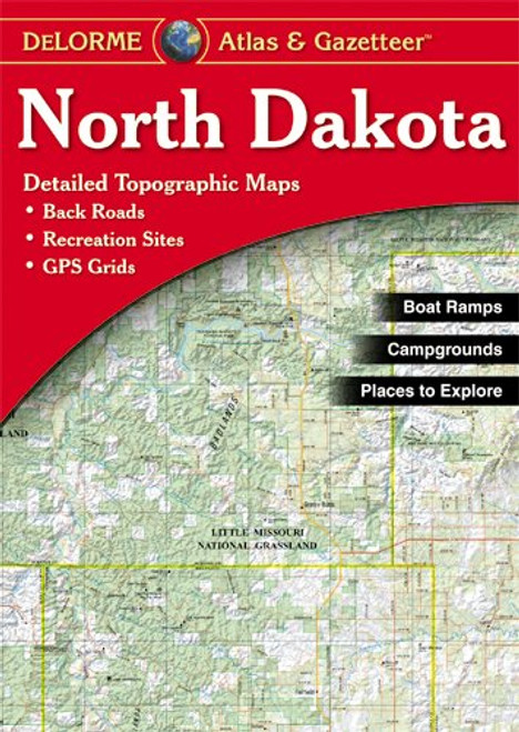 North Dakota Atlas & Gazetteer (Delorme Atlas & Gazetteer)